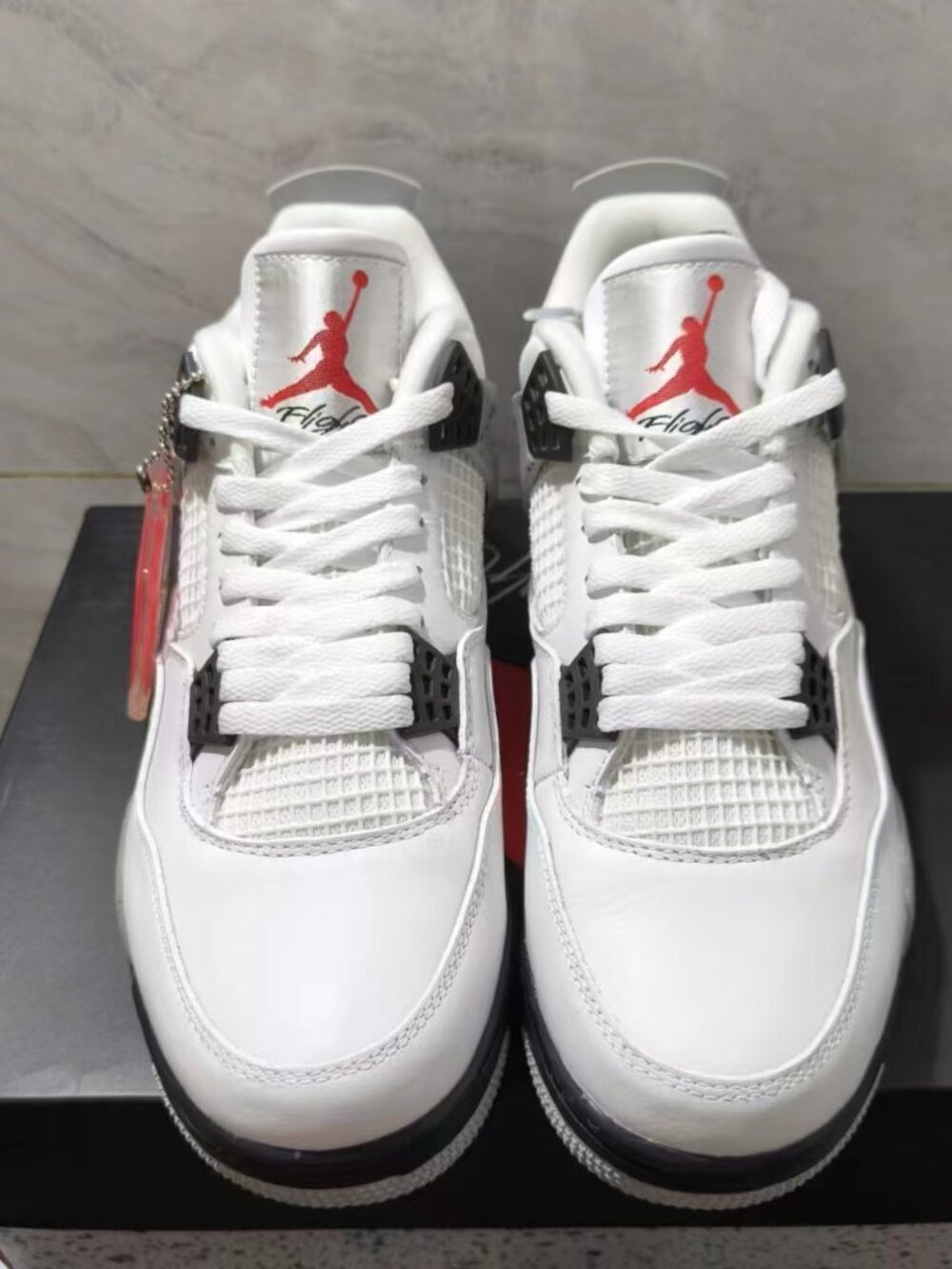 AJ4 White Cement Men's